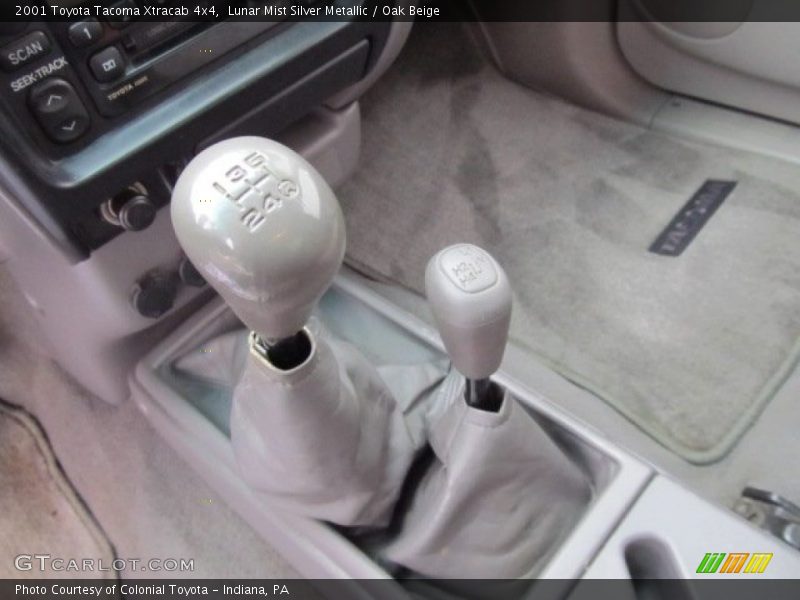 Lunar Mist Silver Metallic / Oak Beige 2001 Toyota Tacoma Xtracab 4x4