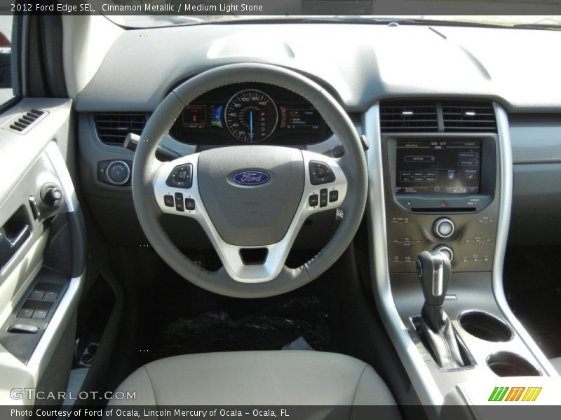 Cinnamon Metallic / Medium Light Stone 2012 Ford Edge SEL