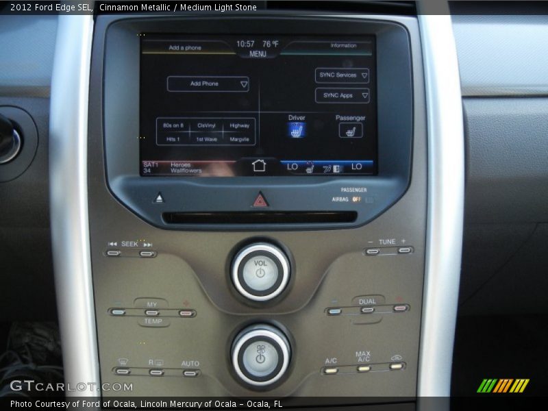 Cinnamon Metallic / Medium Light Stone 2012 Ford Edge SEL