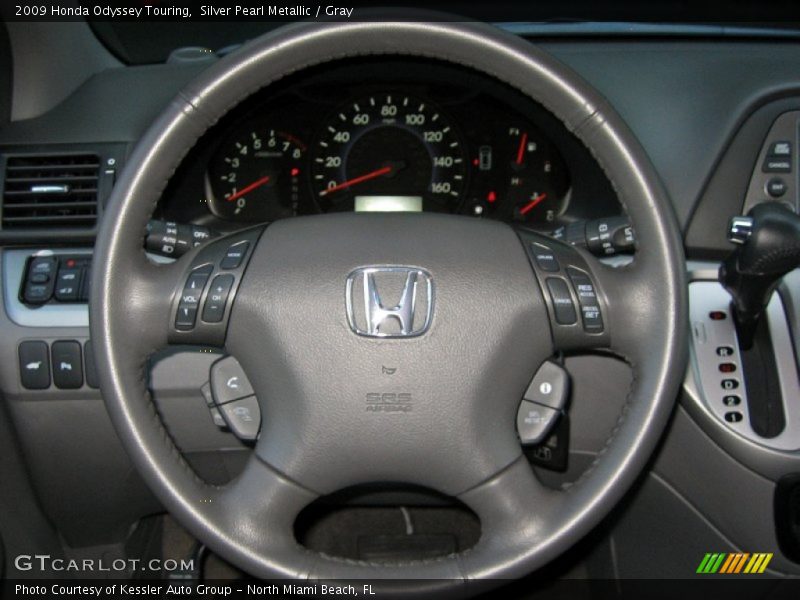 Silver Pearl Metallic / Gray 2009 Honda Odyssey Touring