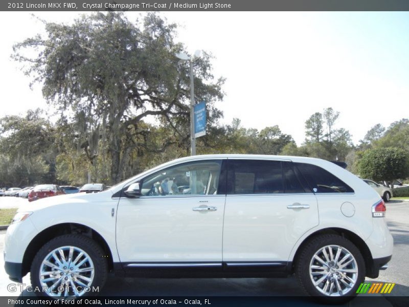 Crystal Champagne Tri-Coat / Medium Light Stone 2012 Lincoln MKX FWD