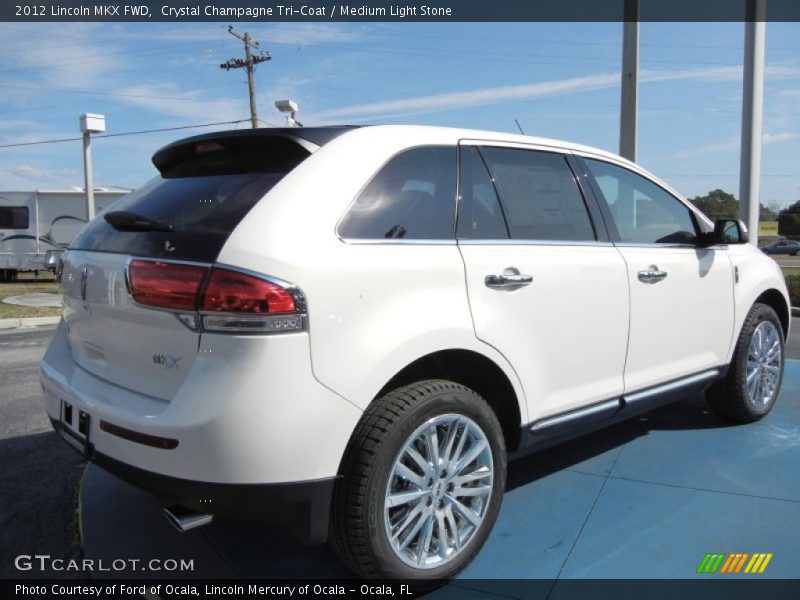 Crystal Champagne Tri-Coat / Medium Light Stone 2012 Lincoln MKX FWD