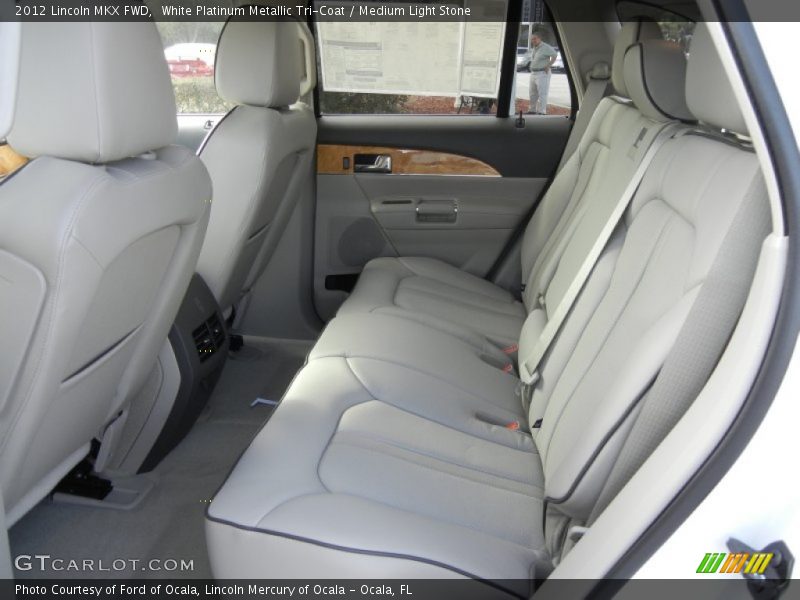 White Platinum Metallic Tri-Coat / Medium Light Stone 2012 Lincoln MKX FWD