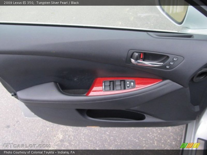 Tungsten Silver Pearl / Black 2009 Lexus ES 350