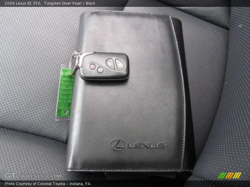 Tungsten Silver Pearl / Black 2009 Lexus ES 350