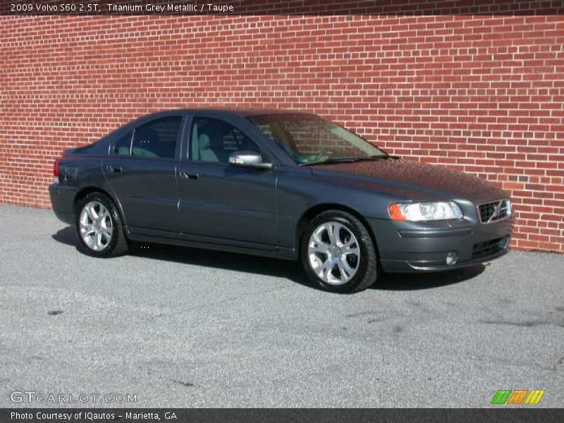 Titanium Grey Metallic / Taupe 2009 Volvo S60 2.5T