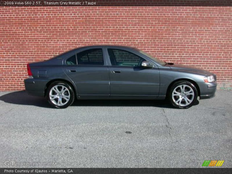 Titanium Grey Metallic / Taupe 2009 Volvo S60 2.5T