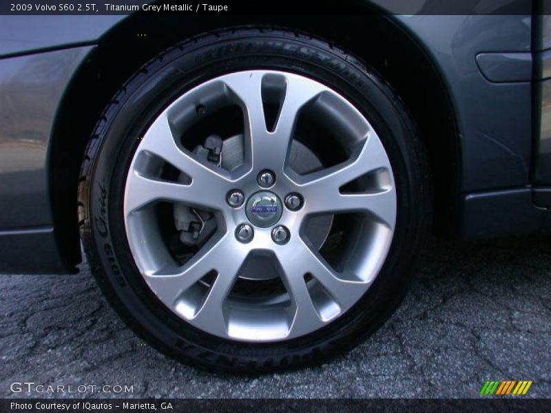 Titanium Grey Metallic / Taupe 2009 Volvo S60 2.5T