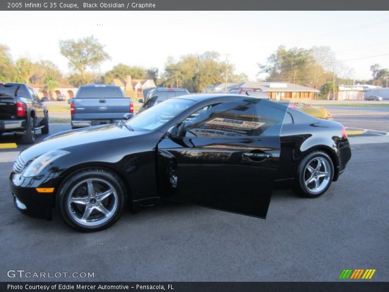 Black Obsidian / Graphite 2005 Infiniti G 35 Coupe