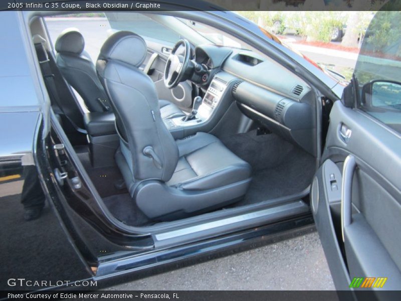 Black Obsidian / Graphite 2005 Infiniti G 35 Coupe