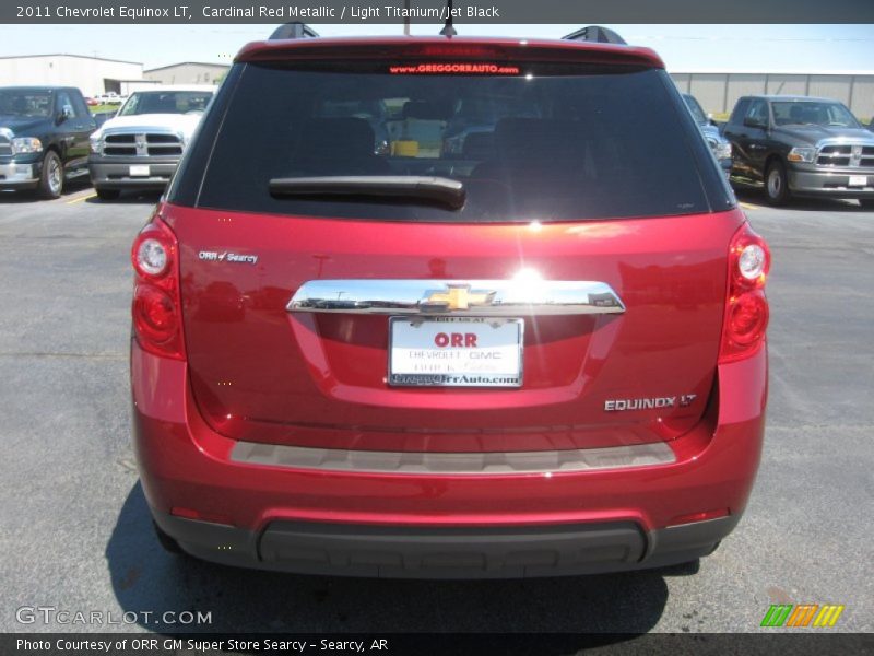 Cardinal Red Metallic / Light Titanium/Jet Black 2011 Chevrolet Equinox LT