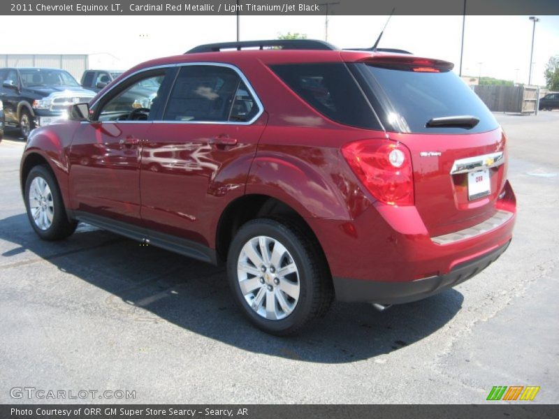 Cardinal Red Metallic / Light Titanium/Jet Black 2011 Chevrolet Equinox LT