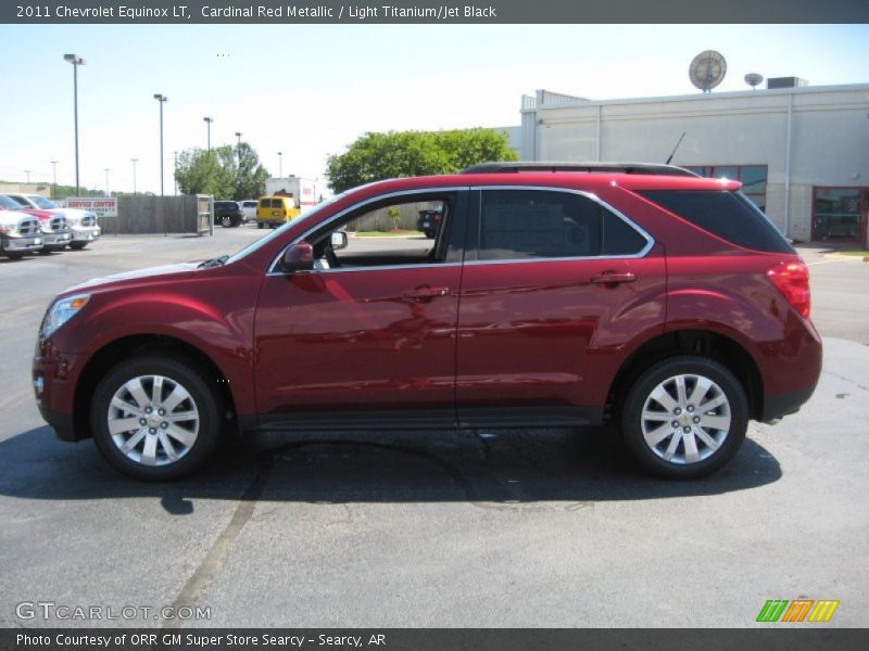 Cardinal Red Metallic / Light Titanium/Jet Black 2011 Chevrolet Equinox LT