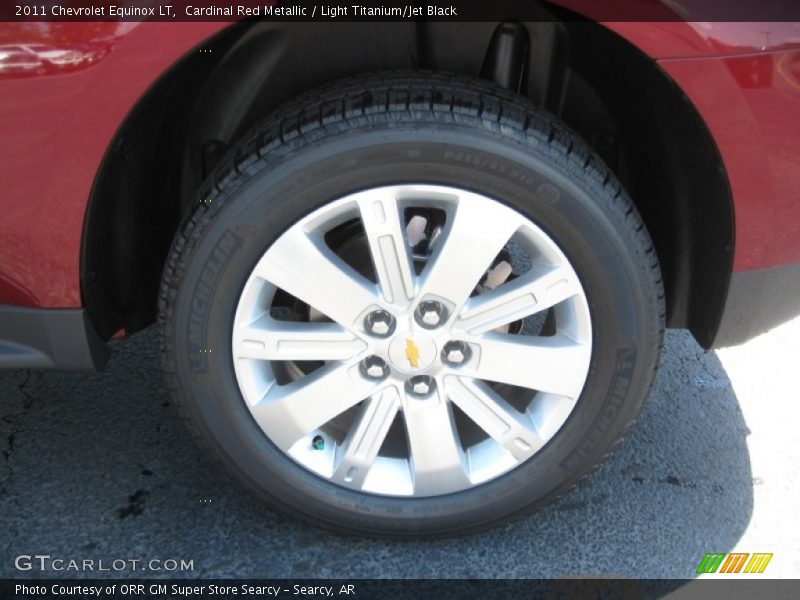 Cardinal Red Metallic / Light Titanium/Jet Black 2011 Chevrolet Equinox LT