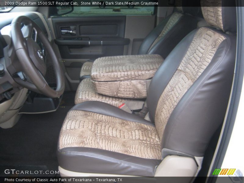 Stone White / Dark Slate/Medium Graystone 2009 Dodge Ram 1500 SLT Regular Cab