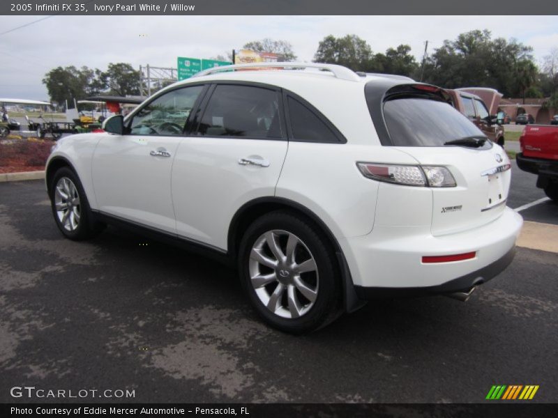 Ivory Pearl White / Willow 2005 Infiniti FX 35