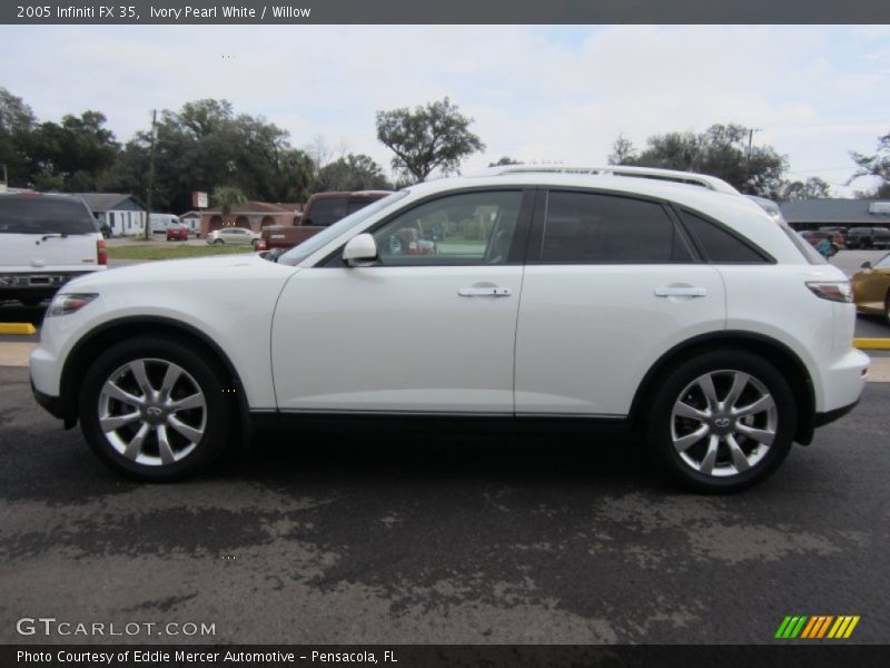 Ivory Pearl White / Willow 2005 Infiniti FX 35