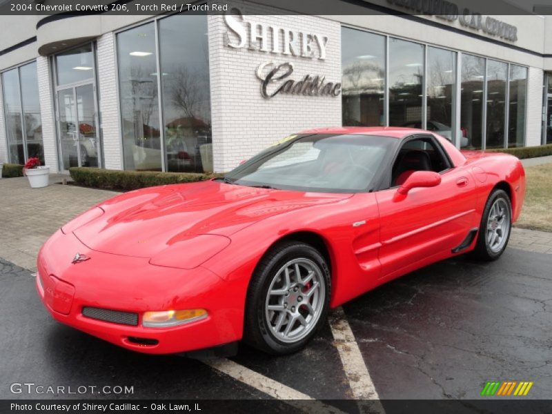 Torch Red / Torch Red 2004 Chevrolet Corvette Z06