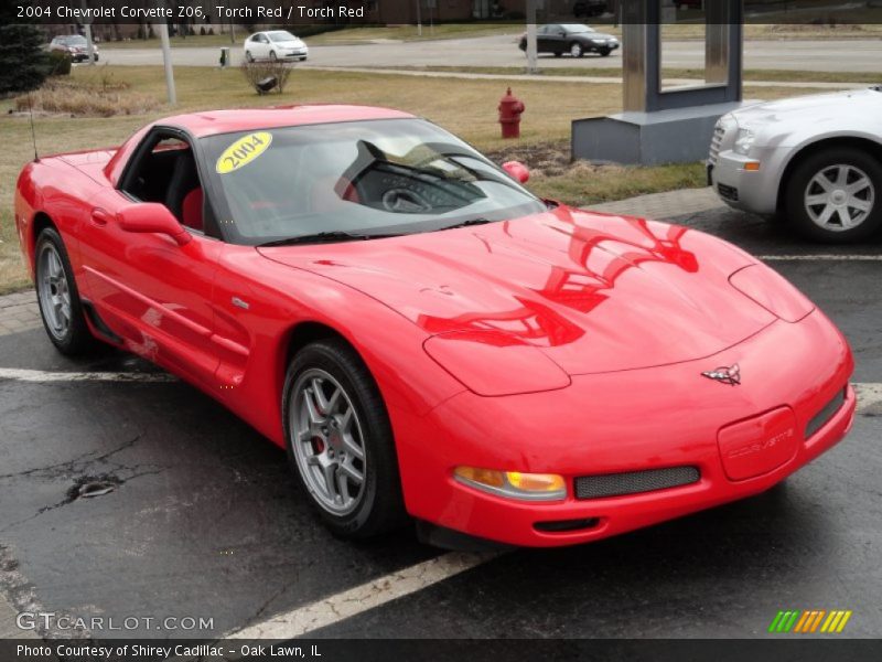 Front 3/4 View of 2004 Corvette Z06
