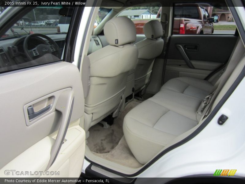 Ivory Pearl White / Willow 2005 Infiniti FX 35