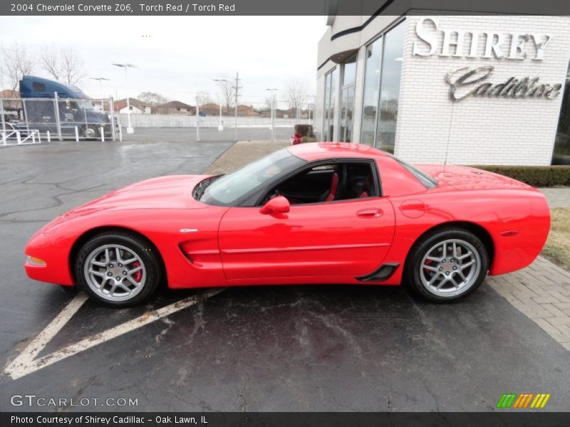 Torch Red / Torch Red 2004 Chevrolet Corvette Z06