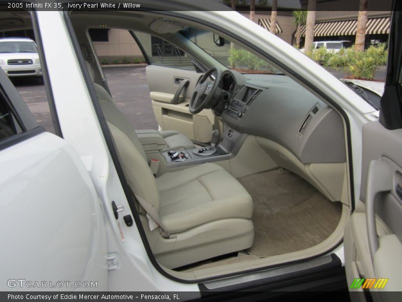 Ivory Pearl White / Willow 2005 Infiniti FX 35