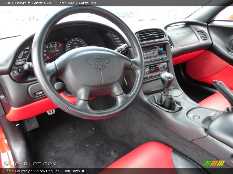  2004 Corvette Z06 Torch Red Interior