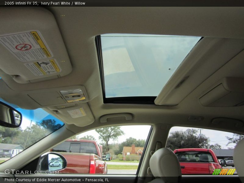 Ivory Pearl White / Willow 2005 Infiniti FX 35