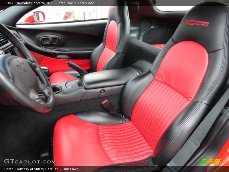  2004 Corvette Z06 Torch Red Interior