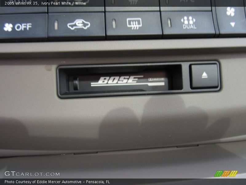 Ivory Pearl White / Willow 2005 Infiniti FX 35