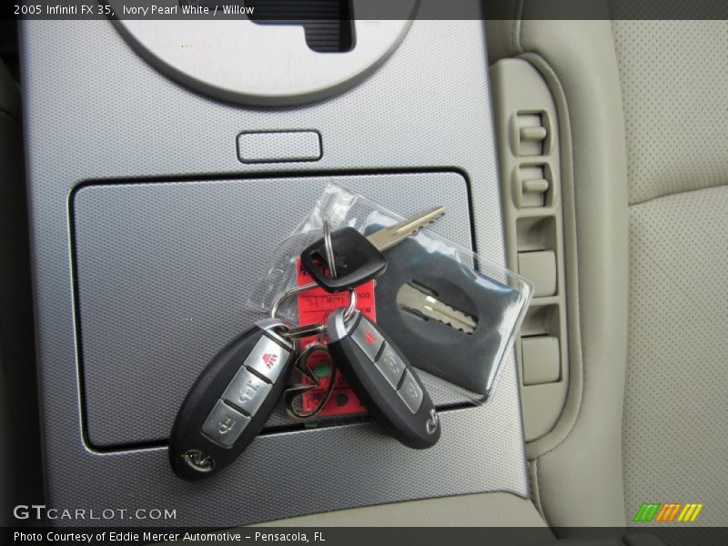 Ivory Pearl White / Willow 2005 Infiniti FX 35
