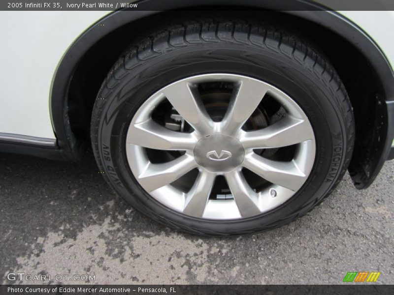Ivory Pearl White / Willow 2005 Infiniti FX 35