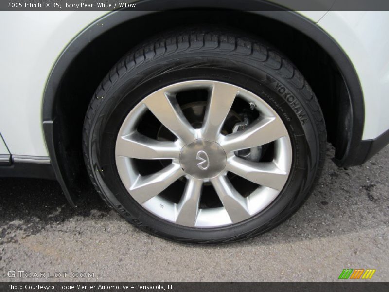 Ivory Pearl White / Willow 2005 Infiniti FX 35