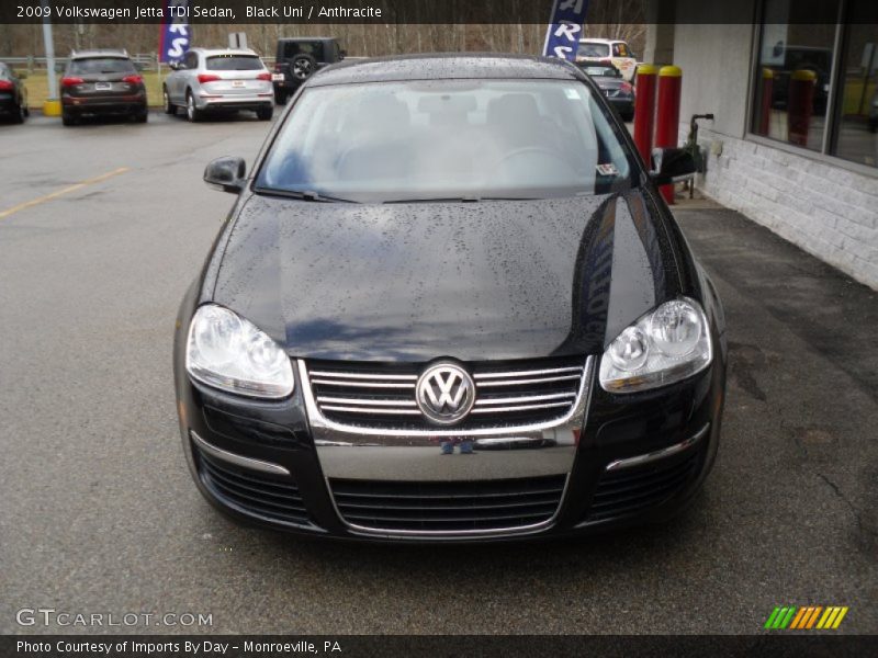 Black Uni / Anthracite 2009 Volkswagen Jetta TDI Sedan