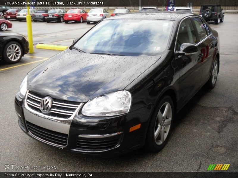 Black Uni / Anthracite 2009 Volkswagen Jetta TDI Sedan