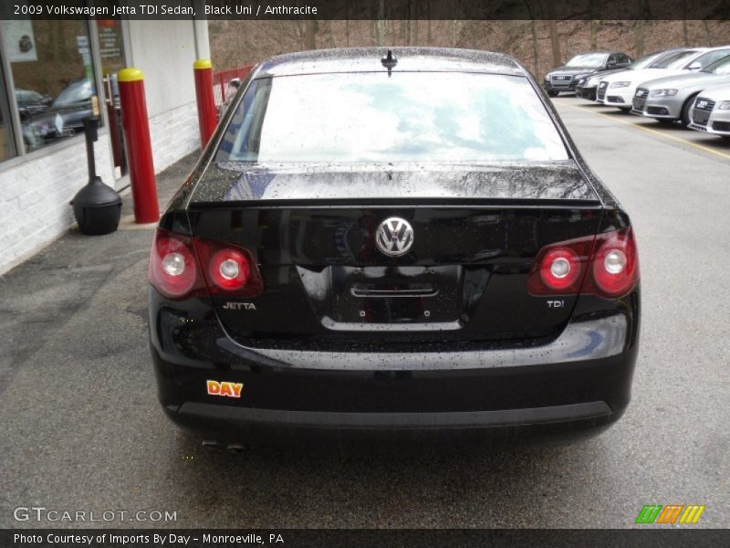Black Uni / Anthracite 2009 Volkswagen Jetta TDI Sedan