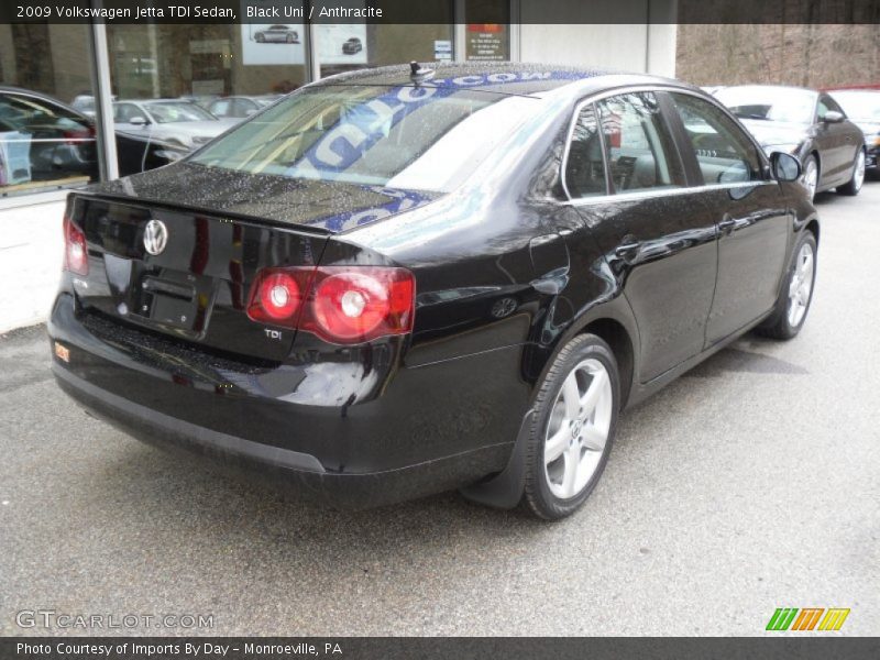 Black Uni / Anthracite 2009 Volkswagen Jetta TDI Sedan
