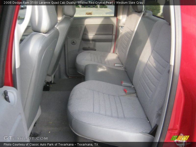 Rear Seat of 2008 Ram 3500 Laramie Quad Cab Dually