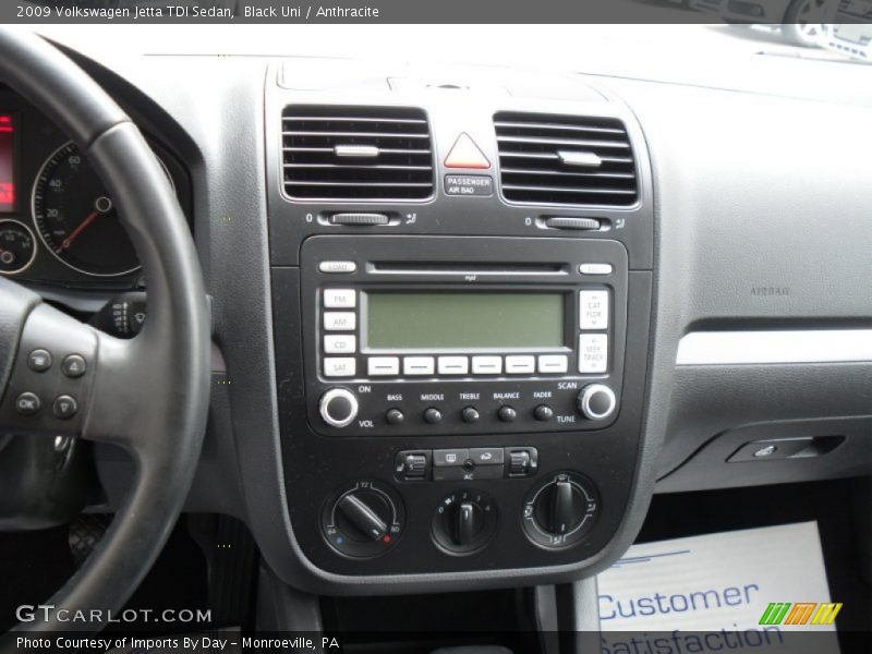 Black Uni / Anthracite 2009 Volkswagen Jetta TDI Sedan