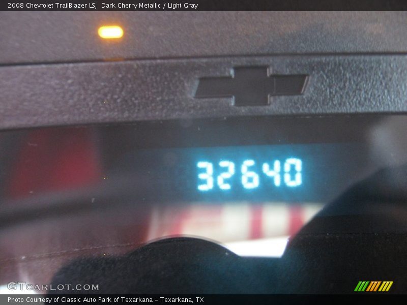 Dark Cherry Metallic / Light Gray 2008 Chevrolet TrailBlazer LS