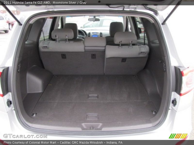 Moonstone Silver / Gray 2011 Hyundai Santa Fe GLS AWD