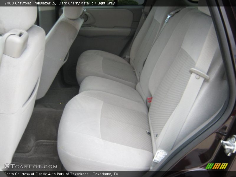 Dark Cherry Metallic / Light Gray 2008 Chevrolet TrailBlazer LS