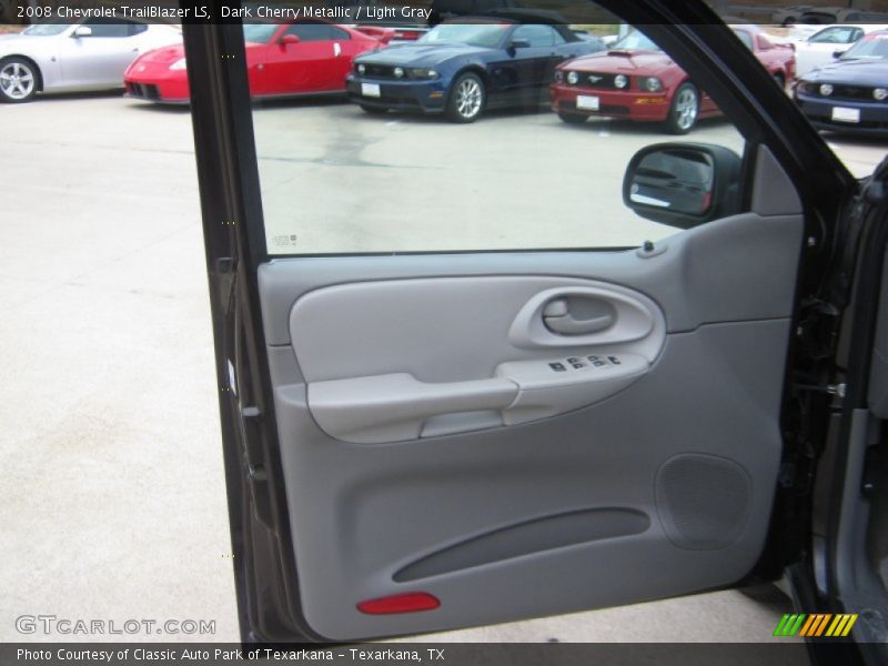 Dark Cherry Metallic / Light Gray 2008 Chevrolet TrailBlazer LS