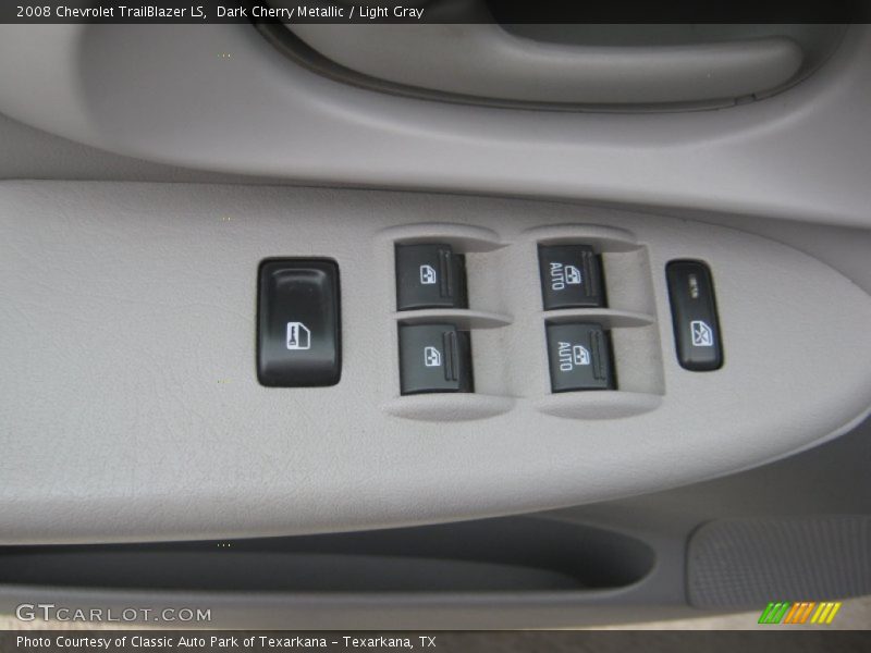 Dark Cherry Metallic / Light Gray 2008 Chevrolet TrailBlazer LS