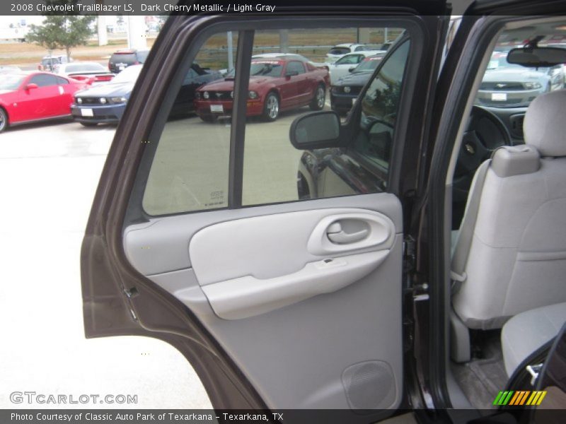 Dark Cherry Metallic / Light Gray 2008 Chevrolet TrailBlazer LS