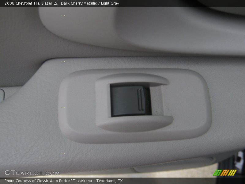 Dark Cherry Metallic / Light Gray 2008 Chevrolet TrailBlazer LS