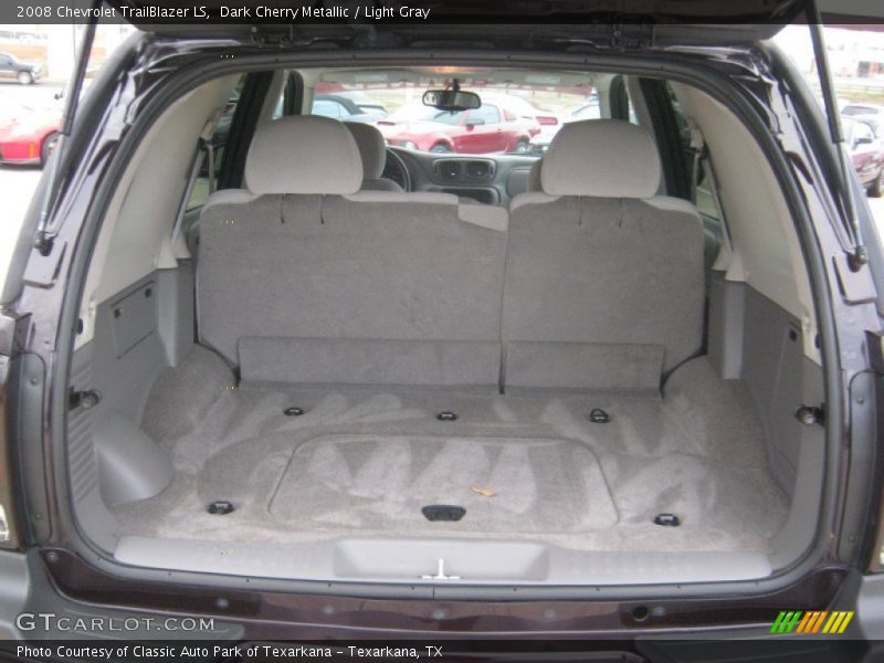 Dark Cherry Metallic / Light Gray 2008 Chevrolet TrailBlazer LS