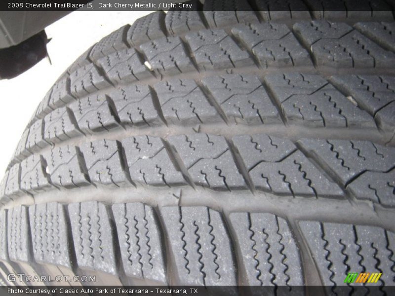 Dark Cherry Metallic / Light Gray 2008 Chevrolet TrailBlazer LS