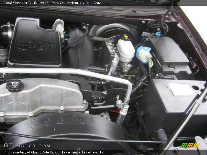 Dark Cherry Metallic / Light Gray 2008 Chevrolet TrailBlazer LS