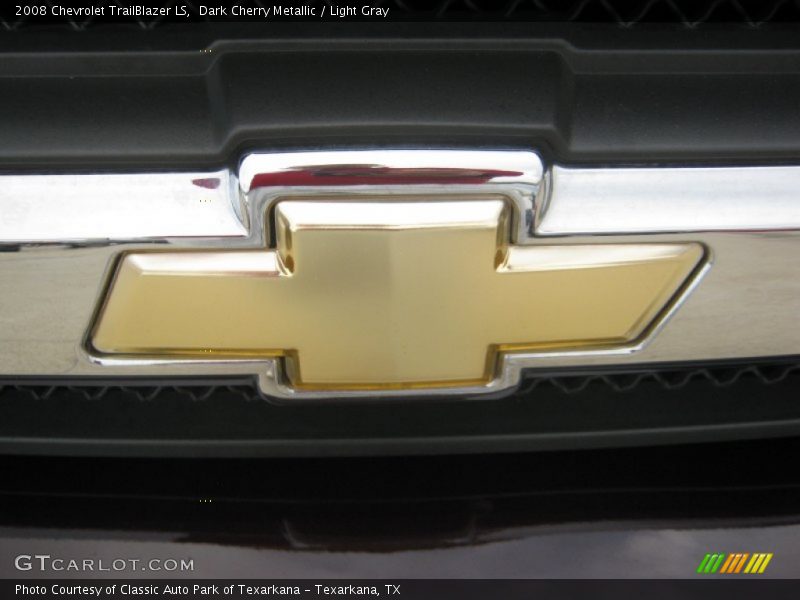 Dark Cherry Metallic / Light Gray 2008 Chevrolet TrailBlazer LS